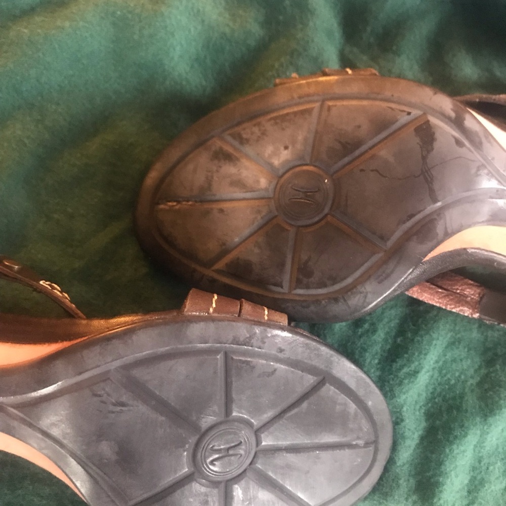 Cole Haan Brown leather strap sandals Sz 5.5 - Picture 3 of 3